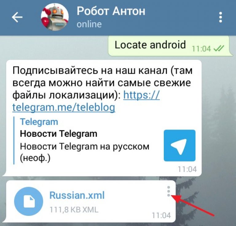 Telegram перевод