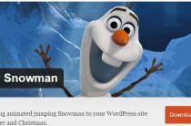 Снеговик на сайт с помощью плагина. Новогодний плагин Happy Snowman