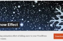 Как украсить сайт к Новому году (3)  Новогодний плагин WP Snow Effect
