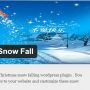 Новогодний плагин для WordPress Christmas Snow Fall